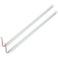 thumbnail image 2 of Barra de luz LED rígida de 50 cm, 2 unidades, luz blanca cálida, tira de aluminio para iluminación debajo de gabinetes, ideal para el hogar y vitrinas., 2 of 4