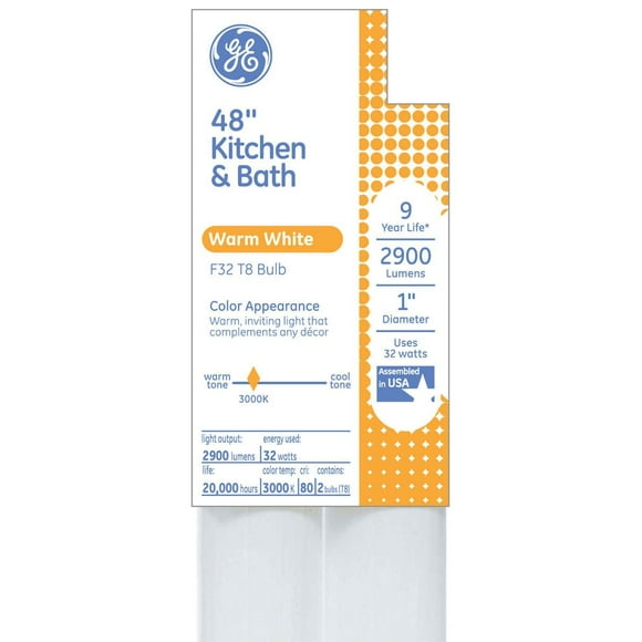 General Electric 32W Kitchen & Bath Fluorescent Bulbs - 1 Pack