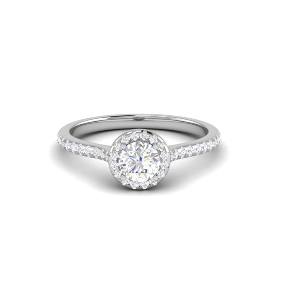 Timeless Moissanite Solitaire Ring for Women | Lab Created Round Stone | Sterling Silver | Perfect Birthday Gift
