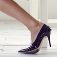 thumbnail image 4 of Everly Women's Yellow Gold Plated Anklet, 4 of 7
