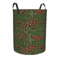 thumbnail image 2 of Balery Red Snake Round Laundry Basket with Handles Waterproof Freestanding Laundry Hamper for Clothes Toys in the Dorm and Family-Medium, 2 of 8