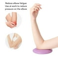 thumbnail image 4 of Almohadilla redonda para Codo Nail Tech, cómoda espuma viscoelástica de cuero de pu, fácil de Limpiar, almohada para reposamanos a prueba de agua para configuración de uña de, 4 of 7