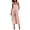 Pink, variant on PEIBang Women's Wrinkle Resistant Solid Sling Romper,Sleeveless Square Neck Loose Flow Cropped Wide Leg Jumpsuit