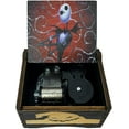thumbnail image 2 of GHSDFBB Wind Up Music Box The Nightmare Before Christmas Painted Musical Box Clockwork Laser Engraved Wood Musical Gifts for Fans (Image1-Windup), 2 of 6