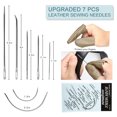 thumbnail image 3 of 31 Pcs 31 Pcs Outils de Couture en Cuir Kit de Couture à la Main avec Raineur Gribouillis Ciré, 3 of 7