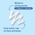 thumbnail image 3 of Differin Daily Deep Cleanser Face and Body Wash with 5% Benzoyl Peroxide, Dermatologist-Developed for Acne-Prone Skin, 4 fl oz, 3 of 11