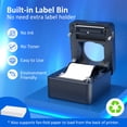 thumbnail image 3 of Bluetooth Thermal Shipping Label Printer（No WiFi Connection, 4X6 Label Printer for Shipping Packages, Support Windows, Mac, iOS, iPhone, Android, 3 of 8