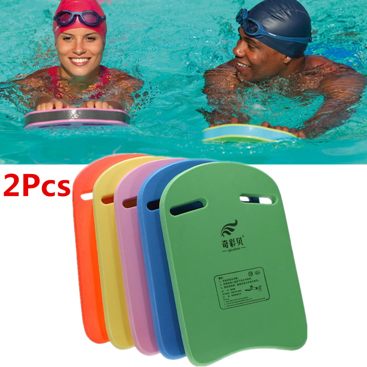 Hieefi Eva Waist Flutterboard Foam Back Floating Board with Adjustable Layers Swim Safety Float Board Tool Learning Pool Swim Safety Aid