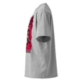 thumbnail image 4 of Organic oversized high neck t-shirt  (Heather Grey, XL), 4 of 4