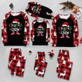 thumbnail image 2 of Christmas Pajamas for Family 2 Piece Xmas Pjs Long Sleeve Round Neck Relaxed Fit Plaid Print Loungewear Lounge Set for Father Men's Sleepwear, 2 of 4