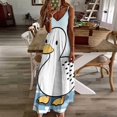 thumbnail image 3 of Fun And Playful Duck Sleeveless Dress Woman Fashion Long Dresses Women's Summer Suit Dress Summer 2025 Women, 3 of 7