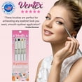 thumbnail image 6 of Vertex Beauty Eyeliner Brush Set Makeup Brush Pencil Liquid Gel Liner Winged Brushes Small Firm Angled Wing Tip Kit Black Pen Stencils Thin Flat Stencil Perfect Sharpener Cat Eyeshadow Brown Eyebrow, 6 of 8