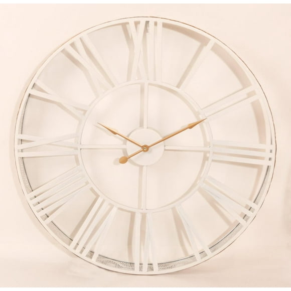 HORLOGE MÉTALLIQUE DESIGNER 20"