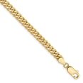 thumbnail image 1 of 14K Yellow Gold bracelet Chain style Curb 7 in 4.25 mm, 1 of 4