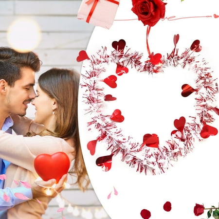 

Valentine s Day Love Shape Lips Shape Wreath Wall Wall Decoration Home Decor Pendant TANGNADE