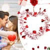 Tangnade Valentine's Day Love Shape Lips Shape Wreath Wall Wall Decoration