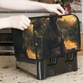 thumbnail image 7 of Kdxio Sunset Meditating Doberman Print Toaster Cover Bread Machine Cover Fits for Most Standard 2 Slice Toasters,Keep Toaster Free From Dust And Fingerprint Oven Dustproof Cover, 7 of 7