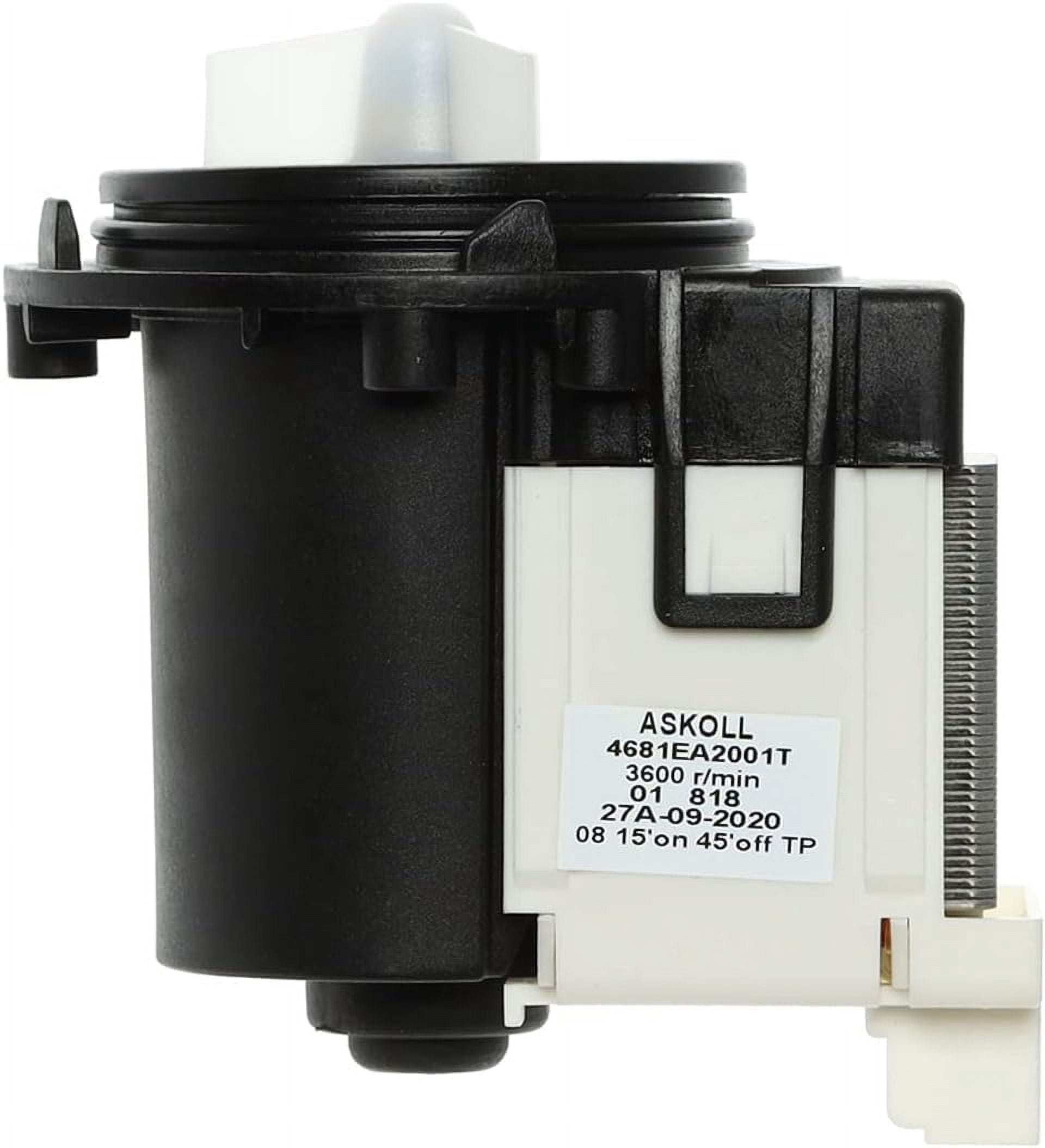 Scaroo 4681EA2001T Washer Drain Pump Motor Compatible for LG,Kenmore 2-Pack