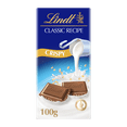 thumbnail image 3 of Lindt Classic Recipe Crispy Milk Chocolate Bar 100g, British Import (Pack of 3), 3 of 5
