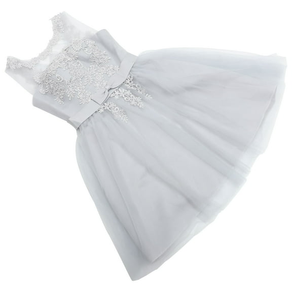 CTIRCHIU 1Pcs Lace Women Party Dresses Grey Formal Wear for Holiday Party