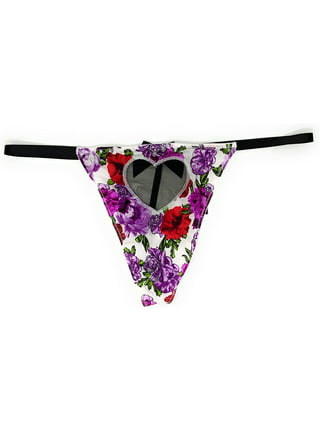 Victoria's Secret womens V String Panty, Berry Gelato, X-Large