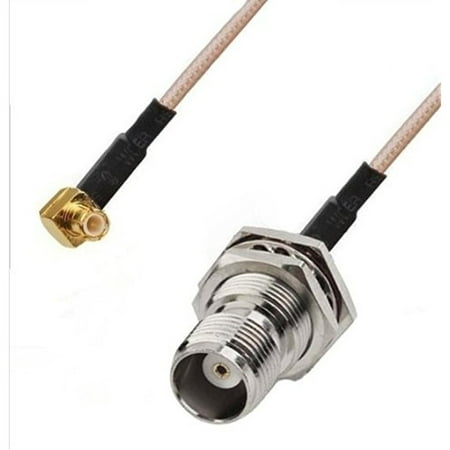 Tnc Connection - RF pigtail cable TNC female to MCX male right angle RG316 30CM