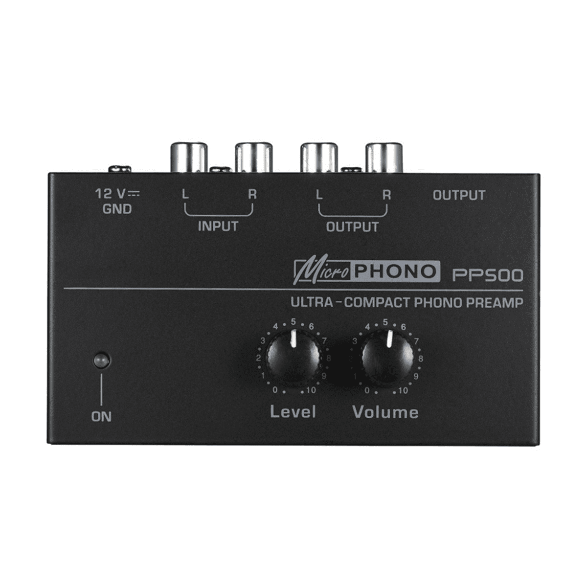5X Ultra-Compact Phono Preamp PP500 with Treble Balance Volume Adjustment Pre-Amp Turntable Preamplificador US Plug