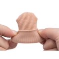 thumbnail image 4 of 4pcs Adjustable Cuttable Gel Toe and Finger Cap Lined Gel Toe Covers Sleeves Ribbed Knit Toe Caps Digital Caps (L)2.0cm, 4 of 8