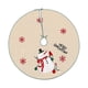 thumbnail image 2 of Falda de árbol de Navidad Delantal de suelo de árbol de Navidad Estera de árbol de Navidad impresa para decoración de árbol de Navidad interior Muñeco de nieve Macarena falda del árbol de navidad, 2 of 8