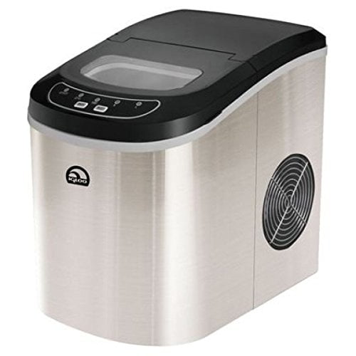 Igloo Portable Countertop Ice Maker ICE102 Stainless Steel Walmart