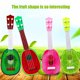 thumbnail image 3 of Gwong Juguete Ukulele juguete adorable simulado ABS fruta de cuatro cadenas Ukulele para el hogar Gwong 30012564, 3 of 6