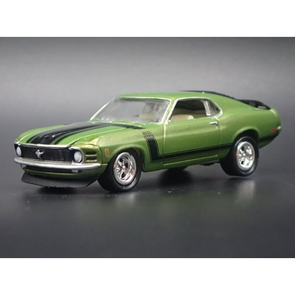 Open Box 1970 70 FORD MUSTANG BOSS 302 GREEN 1:64 SCALE COLLECTIBLE DIECAST MODEL CAR
