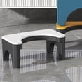 thumbnail image 1 of NIYANGLE Potty Step Stool Toilet Footstool Round Arc Shape 1Pack, 1 of 7