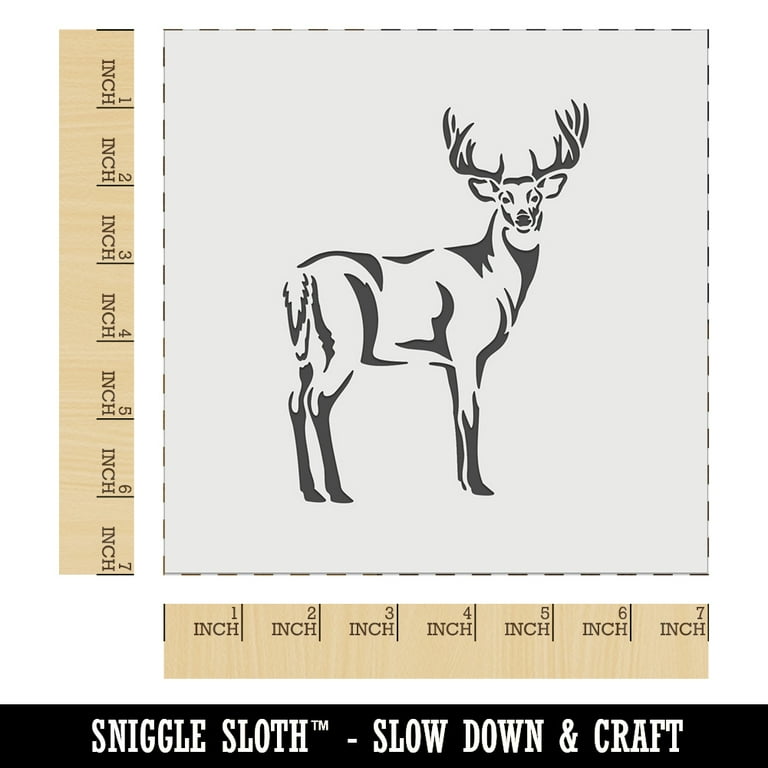 White-Tailed Deer Buck Hunting Forest Animal DIY Cookie Wall Craft Stencil - 7.0 Inch - Walmart.com white-tailed-deer-buck-hunting-forest-animal-diy-cookie-wall-craft-stencil-7-0-inch-walmart-com