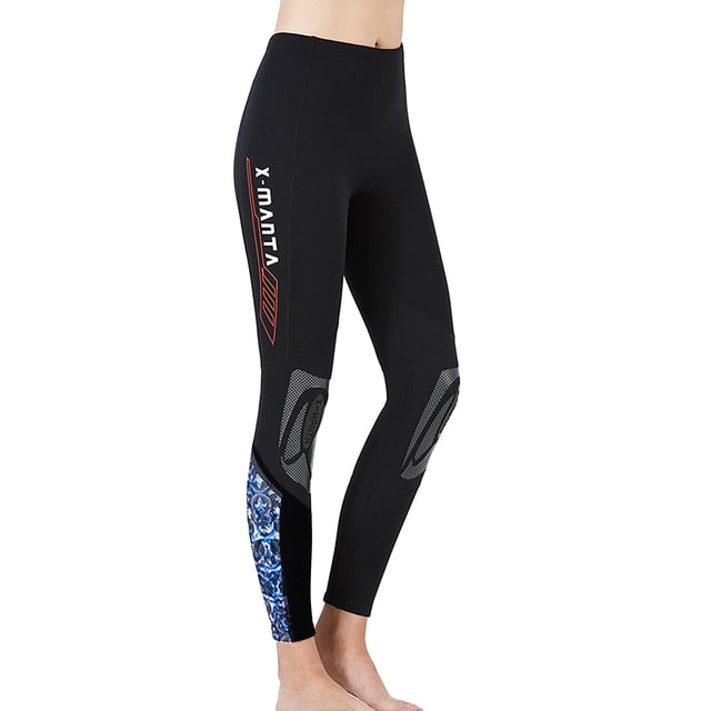 Mallas de buceo de neopreno de 3 mm para mujer hombre pantalones de esnórquel para surf ajustados