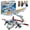 Jurassic Wind-Chasing Pterosaur Aircraft Helicopter Toy, variant on Pteranodon & Transport Plane Building Block Set – Mini Figure Toys with Flying Dinosaur & Arctic Adventure Scene for Ages 6+