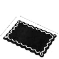 thumbnail image 2 of Tarmeek Fluffy Shaggy Bathroom Rug 20x32 Inch Non-Slip Faux Fur Mat, Super Absorbent and Stain-Resistant Polyester Carpet for Living Room Bedroom Entryway, Soft Crystal Velvet Floor Mat, 2 of 3