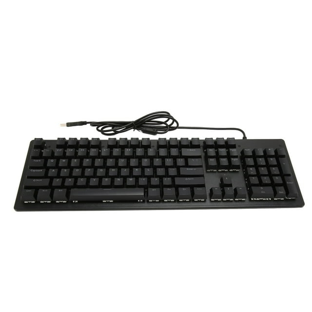 Wired Keyboard, 104 Keys Quick Response Mechanical Switch Gaming Keyboard for Desktop Laptop Brown SwitchBlue White Keycaps,Red SwitchBlue White Keycaps,Green Switch Black Keycaps
