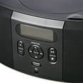 onn. CD Player Boombox, Black, 100008719