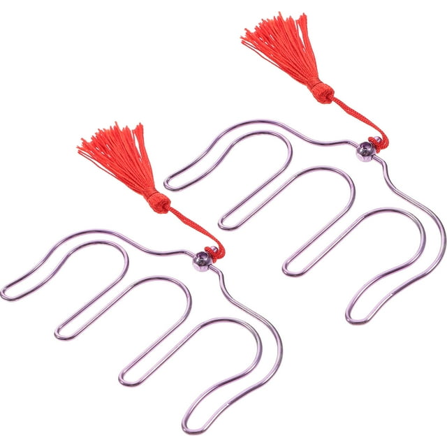 WRITWAA 2Pcs Music Score Clip Metal Page Clips for Students Musical Performances