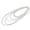 White, variant on AYYUFE Sweater Necklace Imitation Pearls Multi-layer Women Exaggerated Beaded Necklace for Wedding