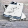 thumbnail image 6 of Compatible with iPhone 13 Pro Max Diamond Case Shiny Glitter Bling Luxury Snake Shape Crystal Charms Rhinestone Soft Silicone Fashion Protective Transparent Shockproof Cover for Girls Women, 6 of 8