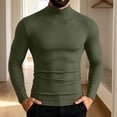 thumbnail image 5 of Hvogkswy Compression Shirt Men, Turtleneck Dry Workout Base Layer Undershirt Thin Stretchy Slim Comfy Long Sleeve Tops, 5 of 6