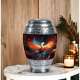 thumbnail image 4 of Yellow And White Phoenix Spreading Wings Cremation Urns For Human Ashes Adult Female - Urn For Human Ashes Mom & Dad - Urns For Ashes Adult Female - Burial Urns For Adult Ashes (Size -10inch), 4 of 5