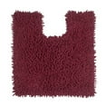 thumbnail image 5 of Home Weavers Fantasia Collection Toilet Rugs U Shaped Contour, Extra Thick Bathroom Rug, Non-Slip Contour Mat for Bathroom, 100% Cotton Soft & Water Absorbent, Machine Washable, 20"x20" Contour, Red, 5 of 6
