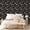 Black 1, variant on Abyssaly Peel and Stick Wallpaper Leaves Wallpaper 17.7" x 118" Self-adhesive Removable Contact Wall Paper Waterproof for Home Decor Bedroom Living Room Kitchen Countertop Closets