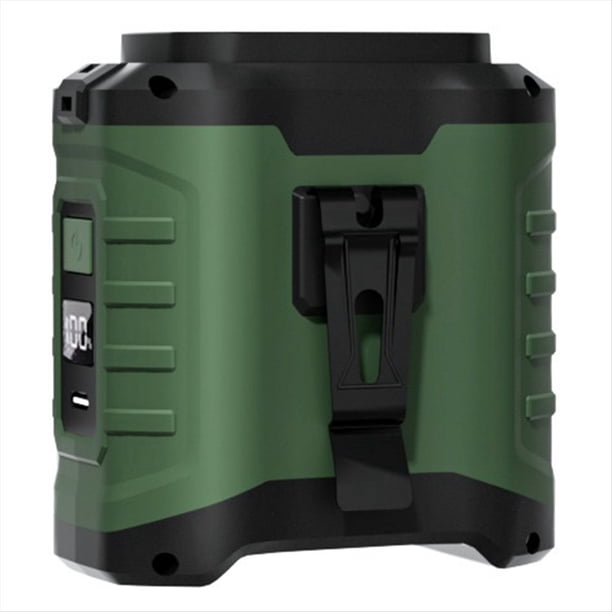 Ventilador de Cintura para Exteriores, Ventilador de Cuello Colgante, Ventilador Recargable con Banco de Energía y Pantalla Digital para Actividades Al Aire Libre y Trabajo.