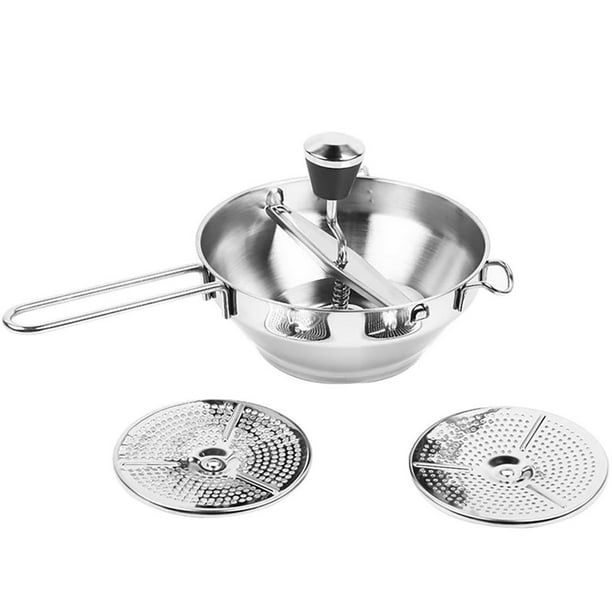 Maytalsory Vegetable Mill Stainless Food Rotary Mill Strainer Potato