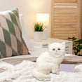 thumbnail image 1 of Juguetes de peluche para gatos perfke Gato de peluche Blanco, 1 of 9