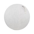 thumbnail image 1 of Dust-proof Anti-slid Exercise Ball Cover Cotton Flax Practical Fine Knitted Yoga Ball Cover for Home, 1 of 10